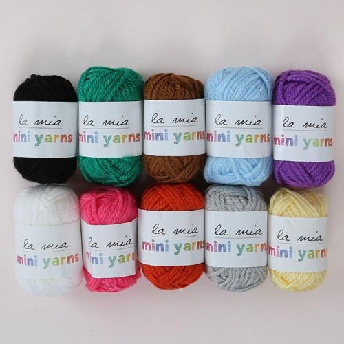 Mini Yarns 10 lu Paket 10gr Renkli El Örgü