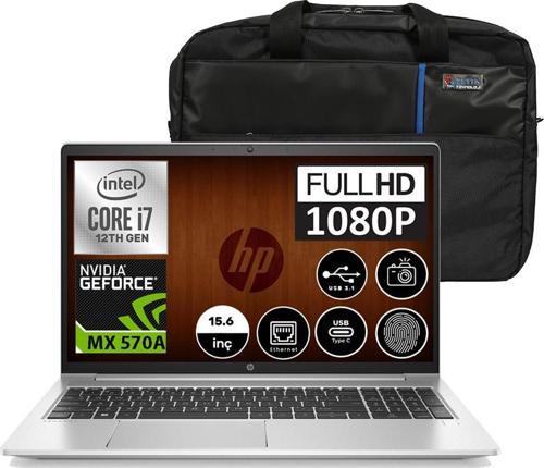 Probook 450 G9 Intel Core i7 1255U 16GB 1TB SSD MX570A 2 GB Windows 11 Home 15.6" IPS 6S6Y8EA11 + Zetta Çanta
