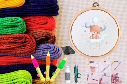 Seti Nakış Seti Kasnaklı Kendin Yap Seti Seri 52