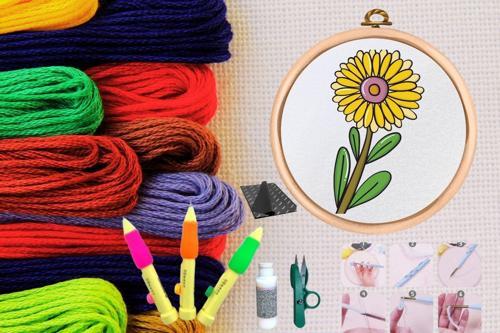 Seti Nakış Seti Kasnaklı Kendin Yap Seti Seri 36