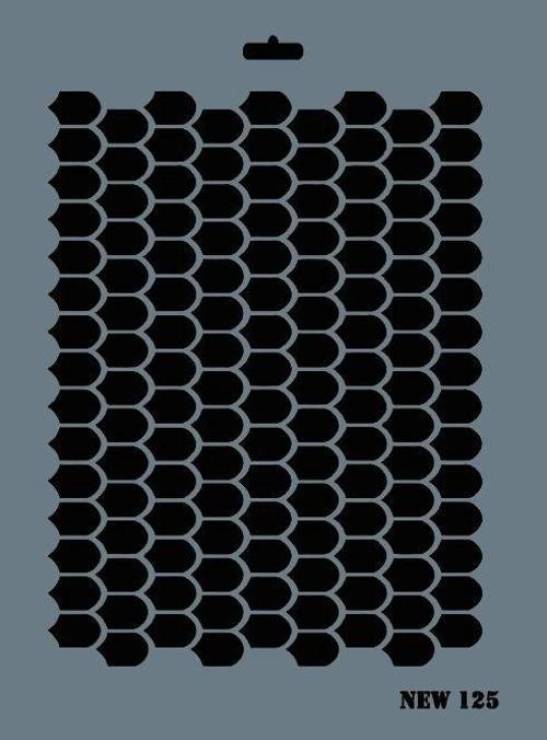 Stencil Boyama Şablonu 25x35 cm. NEW-125