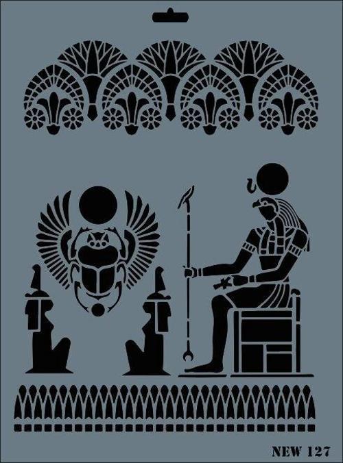 Stencil Boyama Şablonu 25x35 cm. NEW-127