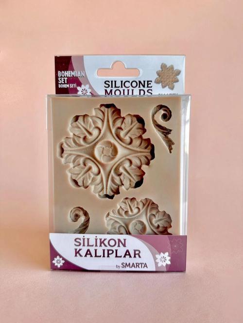 Silicone Moulds Silikon Epoksi ve Polimer Kil Kalıbı BOHEMIAN SET