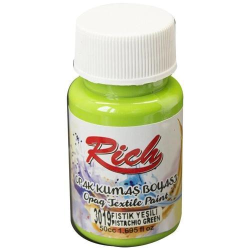 Opak Kumaş Boyası 50 cc. 3019 FISTIK YEŞİLİ