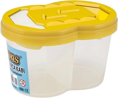 Fırça Temizleme Su Kabı 2 Bölmeli