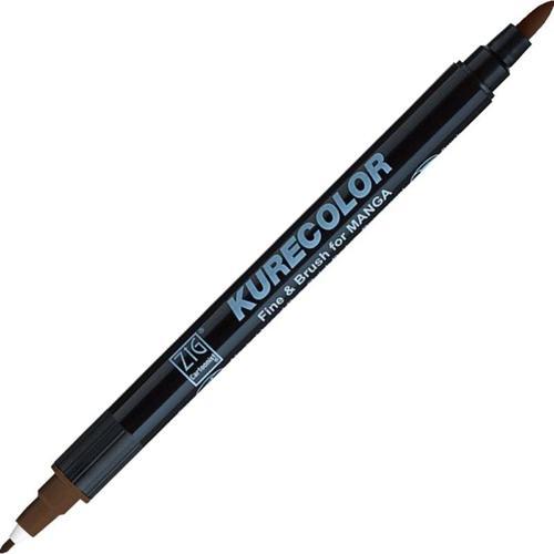 Kurecolor Fine & Brush for MANGA Marker Çizim Kalemi 767 Dark Brown