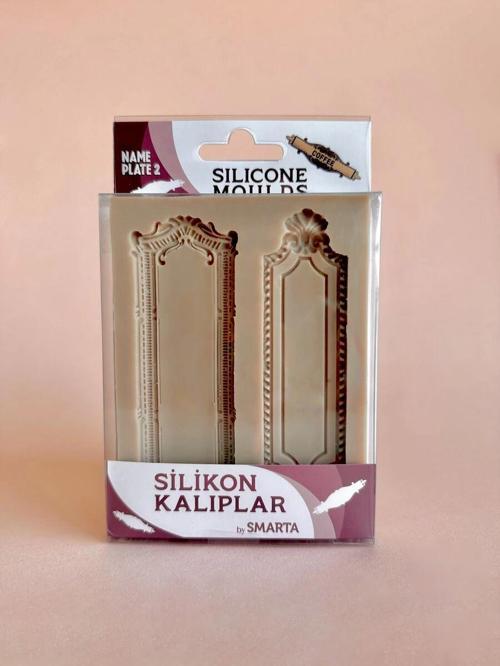 Silicone Moulds Silikon Epoksi ve Polimer Kil Kalıbı NAME PLATE 2
