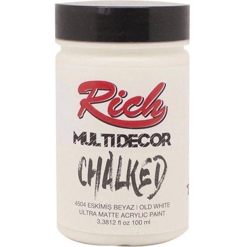 Multi Decor Chalked Akrilik Boya 100 cc. 4504 ESKİMİŞ BEYAZ