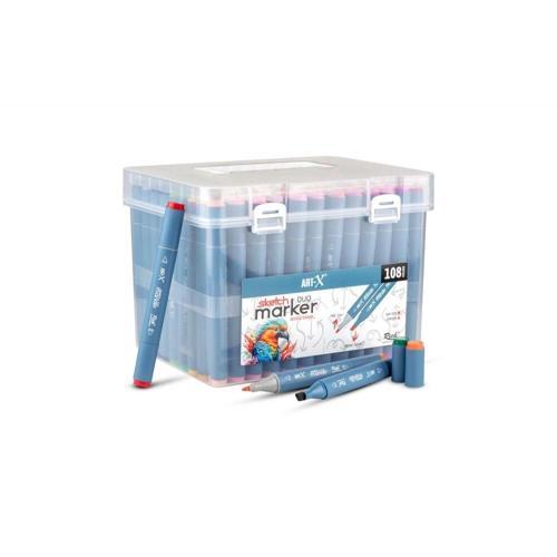 Sketch Marker Duo Çift Uçlu Marker Kalem Seti 108 Renk