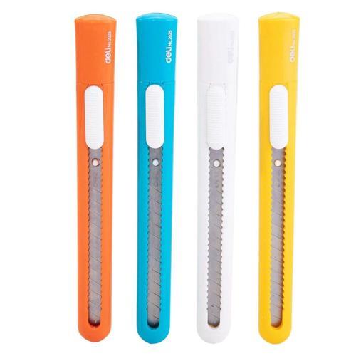 Plastik Dar Maket Bıçağı 9 mm. 1 Adet (Karışık Renk)