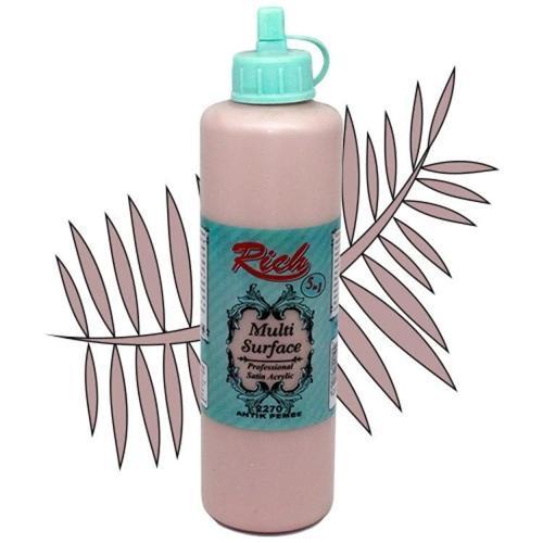 Multi Surface Her Yüzey İçin Akrilik Boya 500 cc. 2270 ANTİK PEMBE