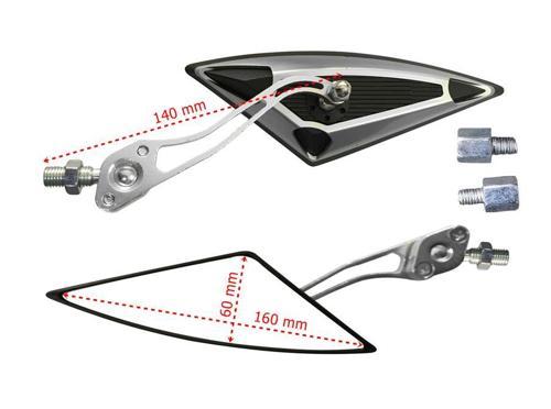 Ayna Üçgen Modifiye Gri 8-10 Mm