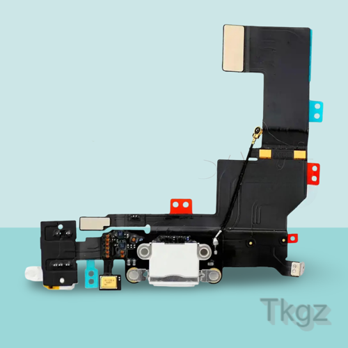 Apple İphone 5S Full Şarj Soketi Filmi FLEX Orjinal (BEYAZ)
