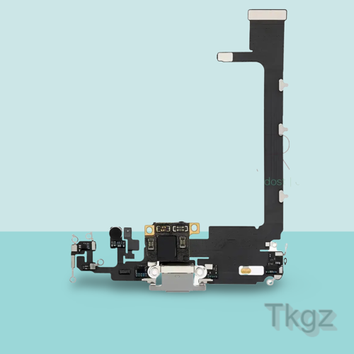 Apple İphone 11 PRO MAX Full Şarj Soketi Filmi FLEX Orjinal (GÜMÜŞ)