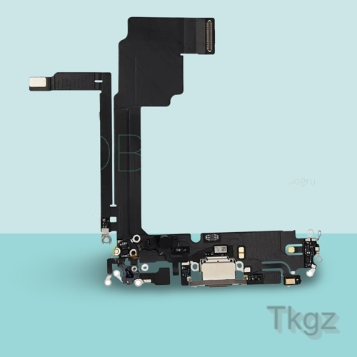 Apple İphone 15 PRO MAX Full Şarj Soketi Filmi FLEX Orjinal (GOLD)