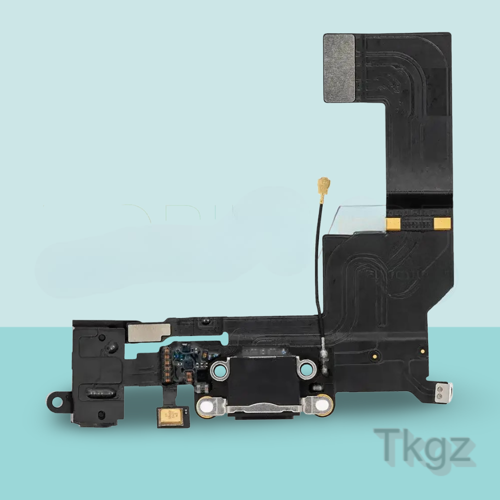 Apple İphone 5SE Full Şarj Soketi Filmi FLEX Orjinal (SİYAH)