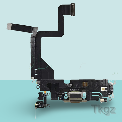 Apple İphone 14 PRO Full Şarj Soketi Filmi FLEX Orjinal (GOLD)