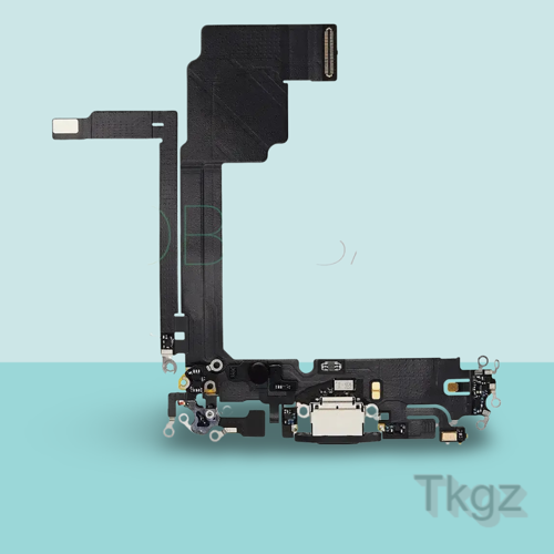 Apple İphone 15 PRO MAX Full Şarj Soketi Filmi FLEX Orjinal (SİYAH)