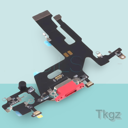 Apple İphone 11 Full Şarj Soketi Filmi FLEX Orjinal (KIRMIZI)