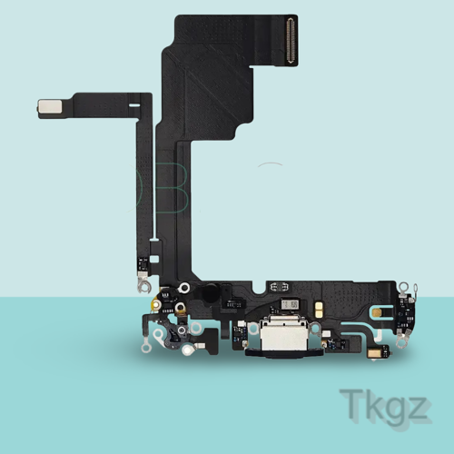 Apple İphone 15 PRO Full Şarj Soketi Filmi FLEX Orjinal (MAVİ)
