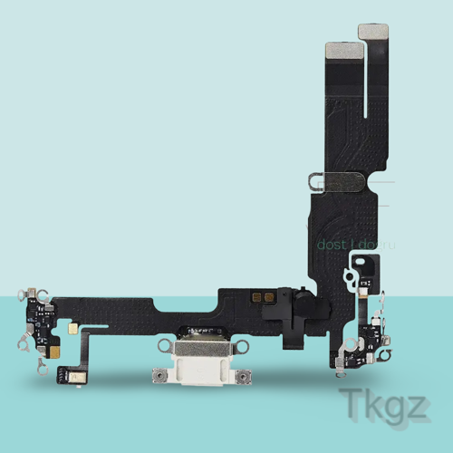 Apple İphone 14 PLUS Full Şarj Soketi Filmi FLEX Orjinal (BEYAZ)