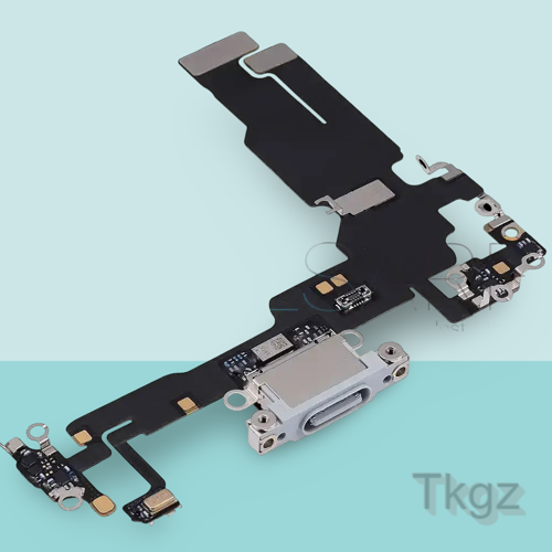 Apple İphone 15 Full Şarj Soketi Filmi FLEX Orjinal (MAVİ)