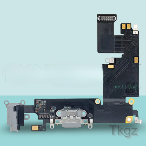 Apple İphone 6 PLUS Full Şarj Soketi Filmi FLEX Orjinal (GRİ)