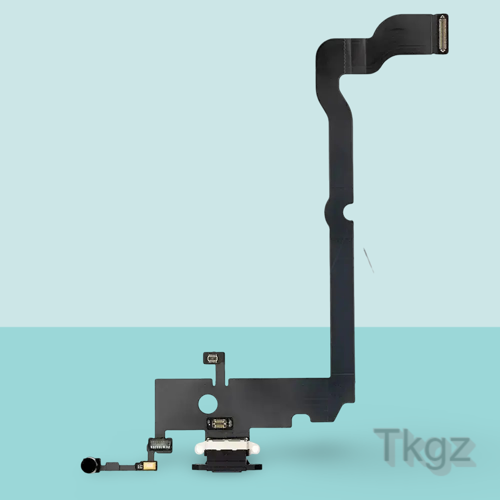 Apple İphone XS MAX Full Şarj Soketi Filmi FLEX Orjinal (SİYAH)