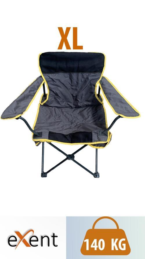 XL Kamp Sandalyesi, 140 kg taşıma kapasitesi, Lüx Kamp sandalyesi, Büyük beden kamp sandalyesi