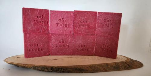 Doğal Üretim Sabunu Gül 8li Set