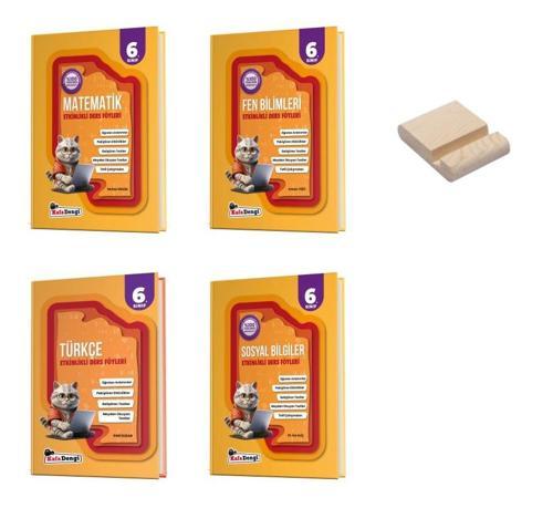 Kafa Dengi 6. Sınıf Matematik Fen Türkçe ve Sosyal Etkinlikli Ders Föyleri 4lü Set 