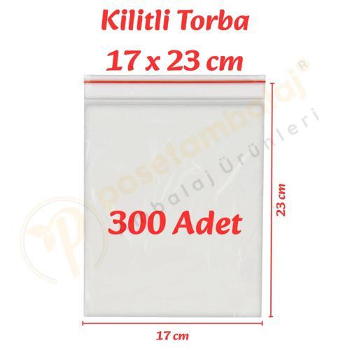 17x23 cm. Kilitli Torba (300 Adet)