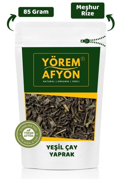Rize Yöresinden Yerli Hasat Yemyeşil Yumuşak Içim Yaprak Yeşil Çay {Camellia Sinensis}| 85Gr.