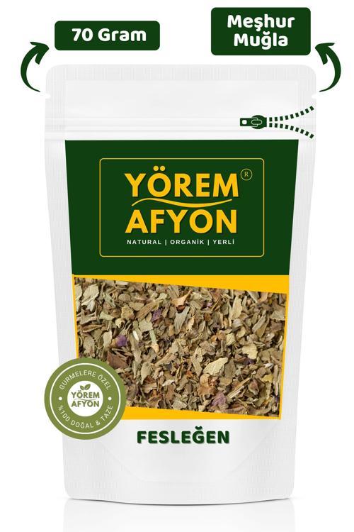 Muğla Yöresinden Hoş Kokulu Güneşte Kurutulmuş Yerli Mahsul Fesleğen, {Ocimum Basilicum} | 70Gr.