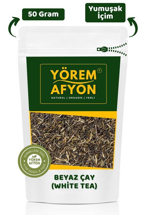 Özenle Filizleri Elle Toplanmış Güneşte Kurutulmuş %100 Doğal Beyaz Çay {Camelia Sinensis} | 50Gr.