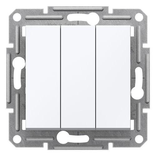 Schneider Asfora Beyaz Üçlü Anahtar Eph2170121