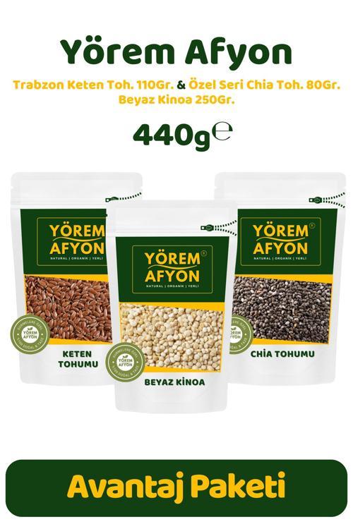 Sağlıklı Yaşam Ve Zayıflamak İçin Süper Avantajlı Besin Seti | 440Gr.