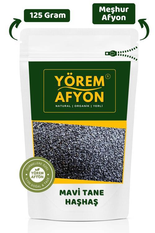 Afyon Yöresinde Geleneksel Hamur İşlerinin Sırrı Saf Tane Mavi Haşhaş {Papaver Somniferum} | 125Gr.