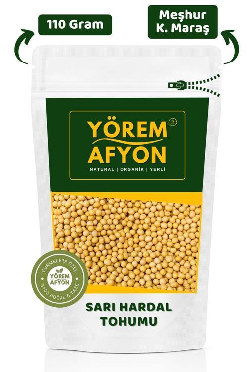 Kahramanmaraş Yöresinden Beyin Dostu Sarı Hardal Tohumu, Acırga, Manamıh, {Brassica Juncea} | 110Gr.