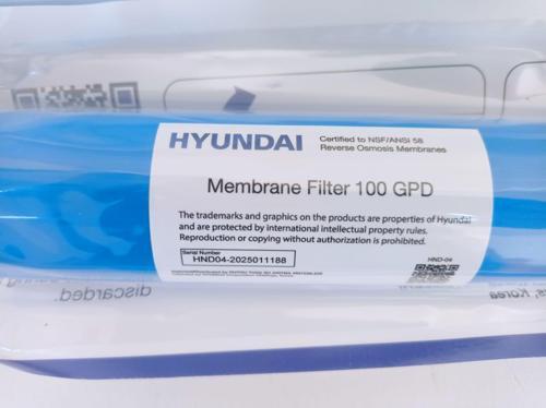 Hyundai Su Arıtma Ana Membran Filtre-100 GPD PERFORMANS ÜRÜNÜ-ANAHTAR HEDİYELİ