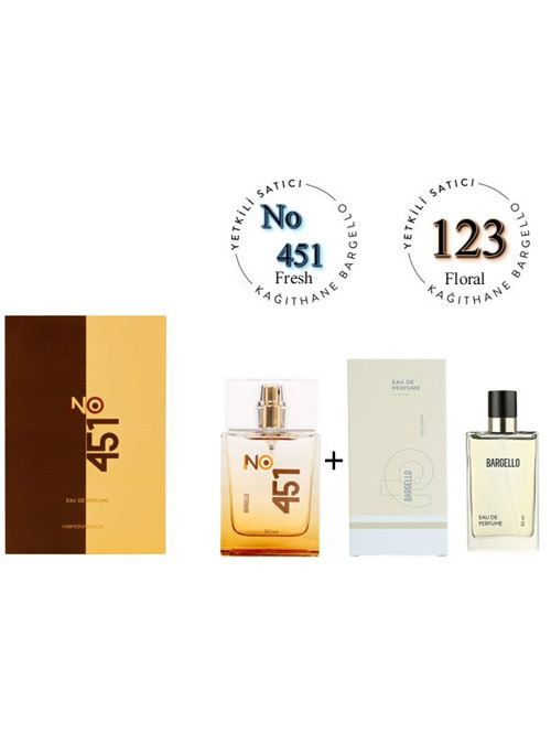 No:451 + 123 Unisex / Kadın Parfüm Edp Fresh / Floral - Mnms451123