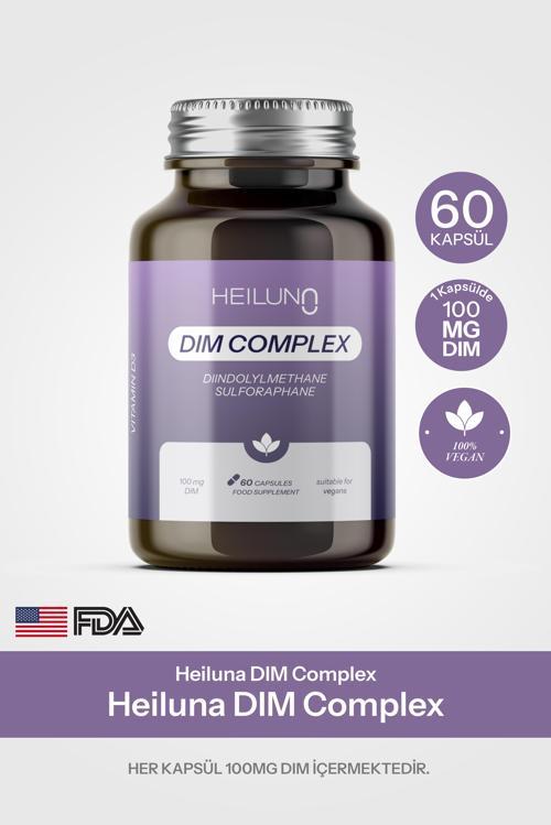 Dim Complex 60 Kapsül – DIM 100 mg, D3, Soya & Kırmızı Yonca Ekstresi ile Hormon ve Östrojen Dengesi