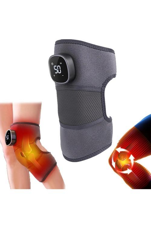 Glr HX001 Şarj Edilebilir Isıtmalı Titreşimli Diz Omuz Bacak Masaj Aleti | Sıcak Kompres ve Çoklu Mo