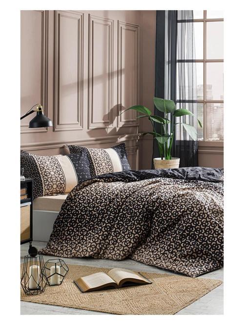 Noche Siyah Ranforce Çift Kişilik Uyku Seti