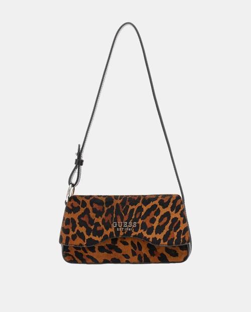 Domitilla Kadın Çok Renkli Deri Omuz Çantası HWLO7529780-LEO