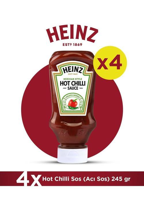 Hot Chilli Acı Sos 245 Gr - 4'lü Paket