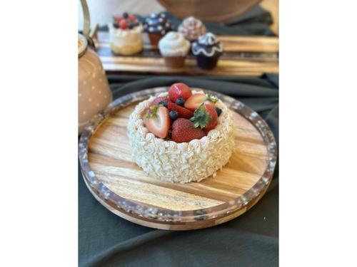 Akasya Yuvarlak Dönen Servis Sunum 30 cm