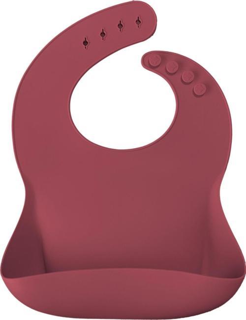 Basic Silikon Mama Önlüğü Velvet Rose