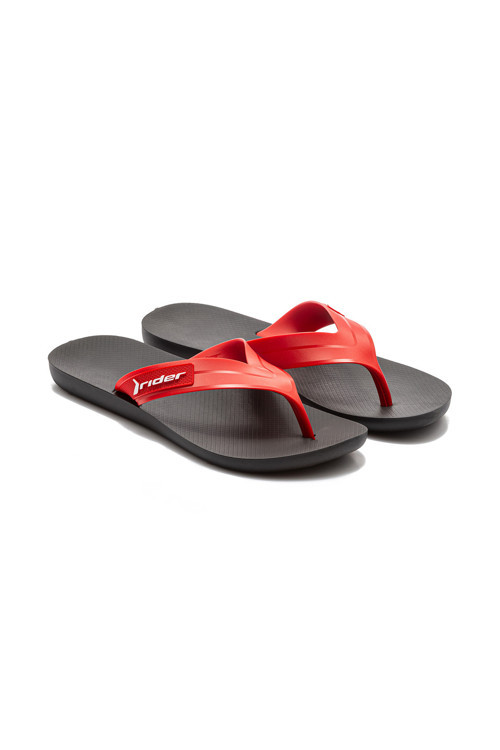 Strıke Erkek Parmak Arası Terlik Siyah- Kırmızı 39/46