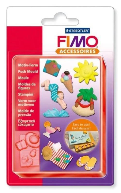 Fimo Push Mould Esnek Silikon Polimer Kil Kalıbı TATİL